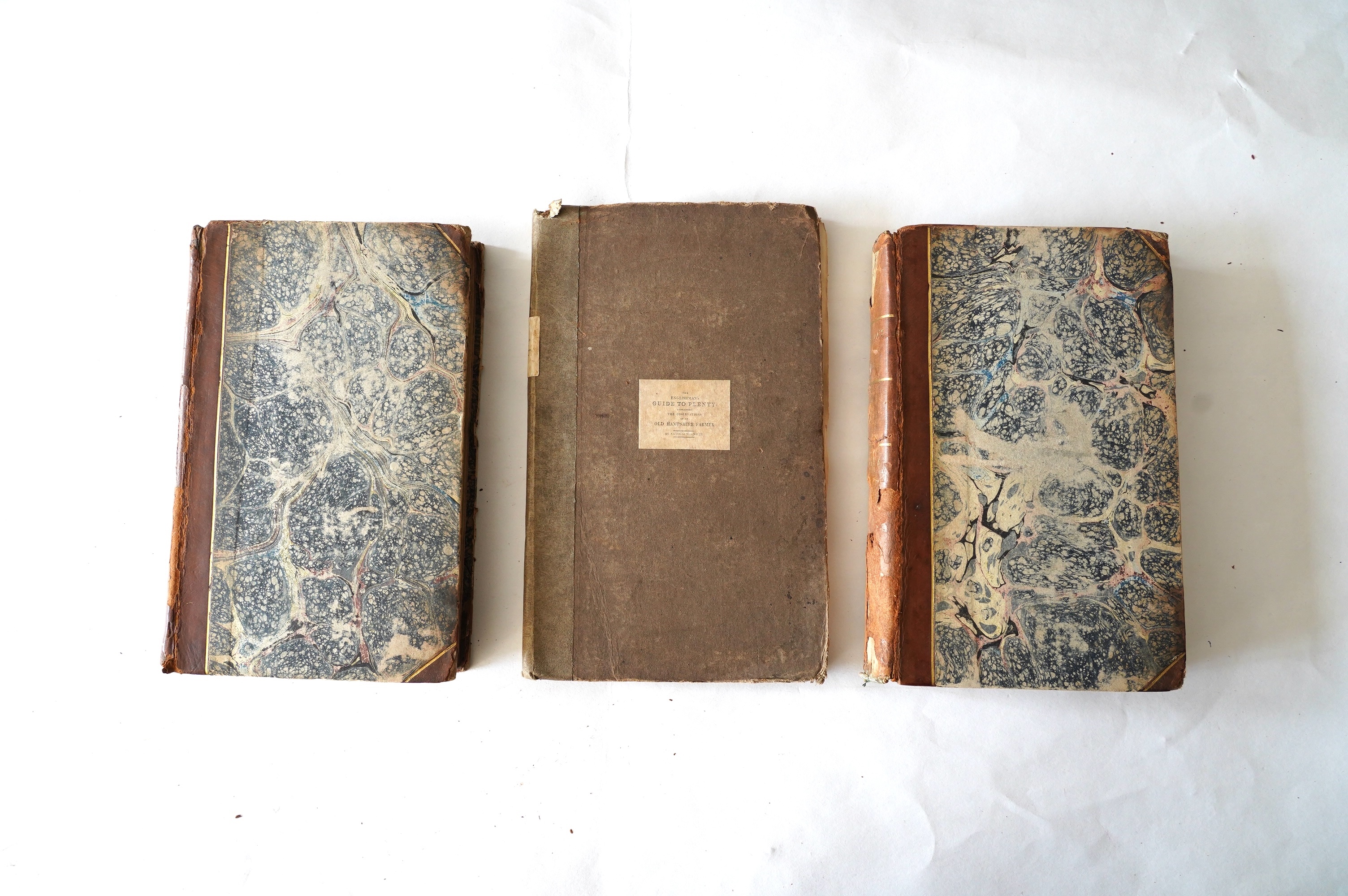 Marshall, William - Minutes, Experiments, Observations...on Agriculture.....in the Southern Counties. new edition. To which is prefixed a Sketch of the Vale of London, and an outline of its rural economy....2 vols. 2 fol